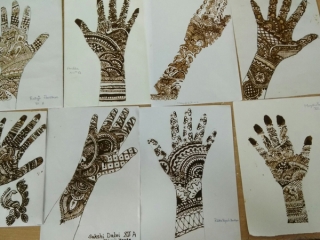 mehendi and tatoo making compettion (5)